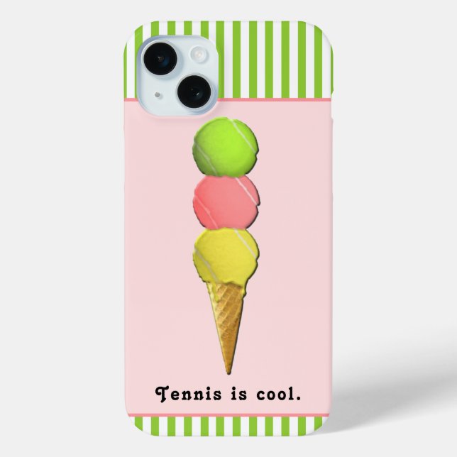 Lustiger Tennis Case-Mate iPhone Hülle (Rückseite)