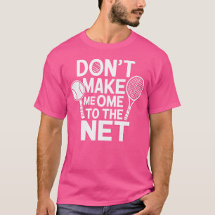 Lustiger Tennisspieler-Schläger-Ball-Spiel T-Shirt
