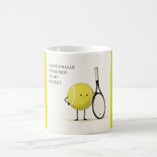 Lustiger Tennisspruch Kaffeetasse