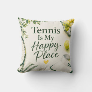 Lustiger Tennisspruch Kissen