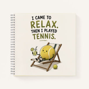 Lustiger Tennisspruch Notizbuch