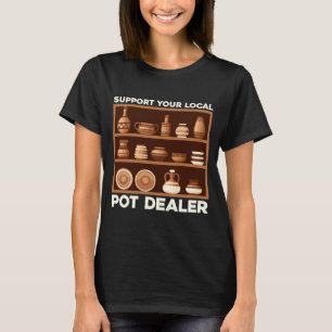 Lustiger Terrakotta-T-Shirt für Männer, das lokale T-Shirt