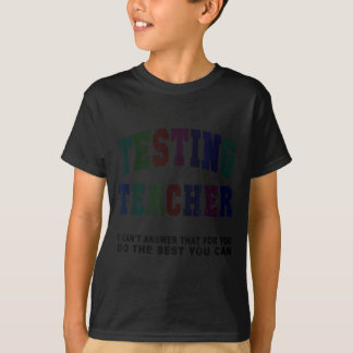 Lustiger Testlehrer-Testtag bruh Mathe ela Gruppe T-Shirt