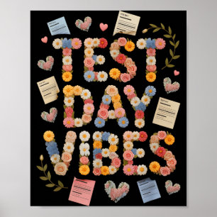 Lustiger Testtag Stimmung alles ist in Ordnung Sta Poster