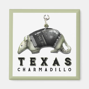 Lustiger Texas-Gürteltier Magnet