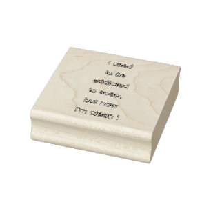 Lustiger Text der Seife Gummistempel