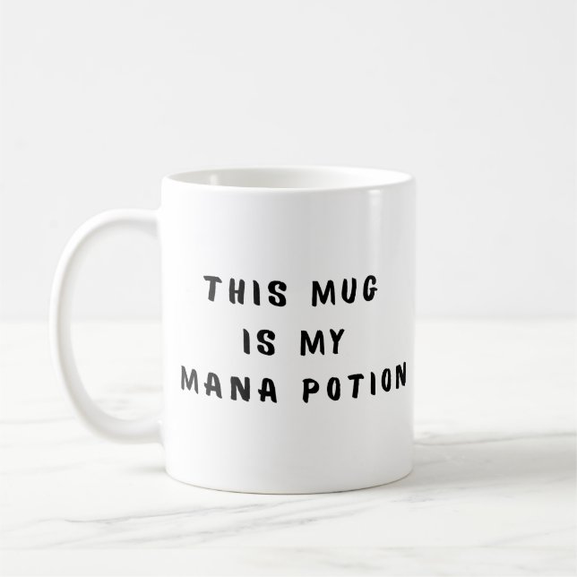 Lustiger Text-Gamer-Kaffeebecher Kaffeetasse (Links)