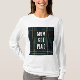 Lustiger Text Weihnachten Kariert Nostalgischer Ta T-Shirt