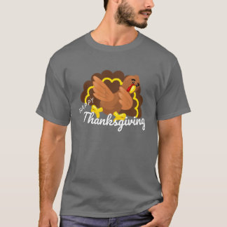 lustiger Thanksgiving Dabbing Truthahn T-Shirt