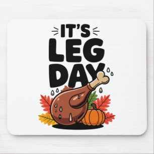 Lustiger Thanksgiving Festlicher Truthahnbein-Tag  Mousepad
