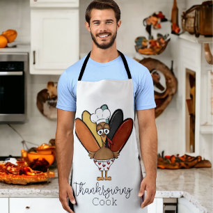 Lustiger Thanksgiving-Koch Truthahn Koch Schürze