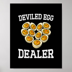 Lustiger Thanksgiving-Teufelsei-Händler, du weißt Poster