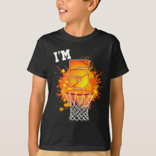 Lustiger Thema Liebhaber Jahr Alt 5. 5 Basketball T-Shirt