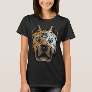 Lustiger Third Eye Chakra Pit Bull Hundebesitzer T-Shirt
