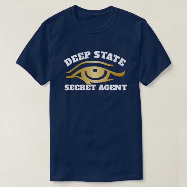 Lustiger "tiefer Staats-geheimer Agent " T-Shirt (Design vorne)