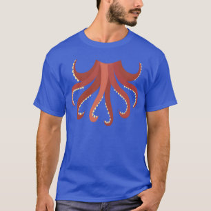 Lustiger Tier-Oktopus-Kostüm für Halloween retro T-Shirt