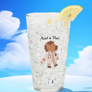 Lustiger Tierarzt Humor Tierpflege Zitat Glas