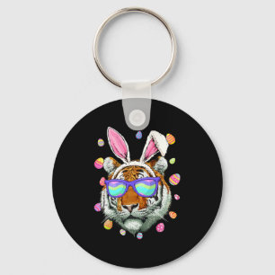 Lustiger Tiger Hasenohren Kostüm Frohe Ostern Fa Schlüsselanhänger