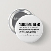 Lustiger Tontechniker Audio-Engineering-Definition