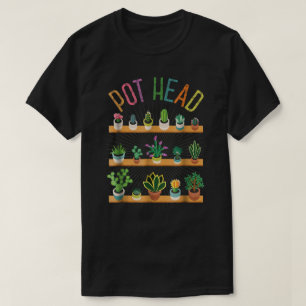 Lustiger Töpfchen-Pflanzenliebhaber T-Shirt