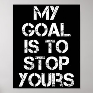 Lustiger Torwart Fußball Torwart Fußball Hockey Mä Poster