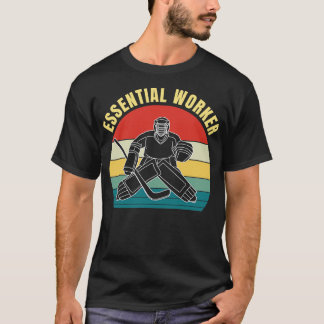 Lustiger Torwart Torhüter Eishockey T-Shirt