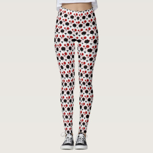 Lustiger Totenkopf-Cartoon-Monster Leggings