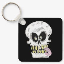 lustiger Totenkopf-Skelett-Gesicht