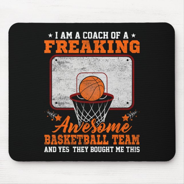Lustiger Trainer von freaking awesome Sketll Team  Mousepad (Vorne)