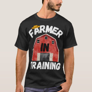 Lustiger Traktor Junge Bauer In Ausbildung Traktor T-Shirt