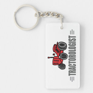 Lustiger Traktor Schlüsselanhänger