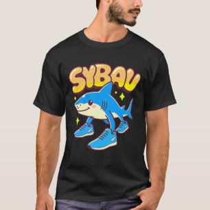 Lustiger Tralalero Tralala SYBAU Brainrot Meme Hai T-Shirt