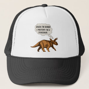Lustiger Triceratops-Dinosaurier Truckerkappe