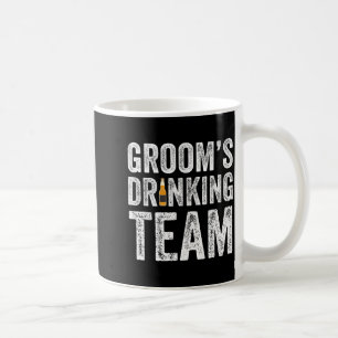 Lustiger Trinkteam des Bräutigams Trauzeugen Jungg Kaffeetasse