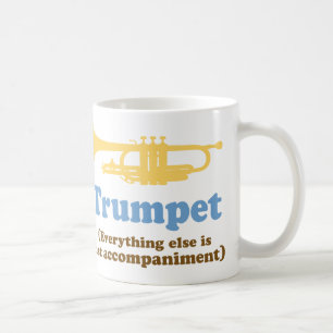 Lustiger Trompete-Witz Kaffeetasse