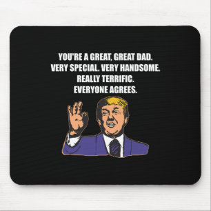 Lustiger Trump Bester Vater Aller Zeiten Jeder Sti Mousepad