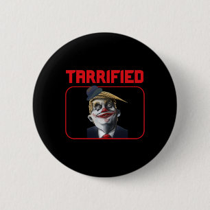 Lustiger Trump Clown Politischer Wortwitz Tarrifie Button