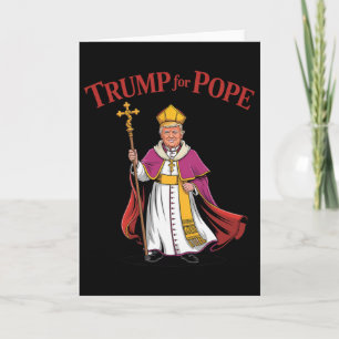 Lustiger Trump Für Papst Katholisch Vatikan Papstt Karte