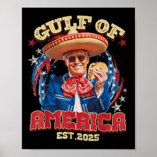 Lustiger Trump Golf Von USA Amerika Est 2025 Golf Poster