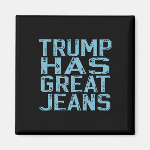 Lustiger Trump Hat Tolle Jeans Meme Vintage Distre Magnet