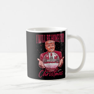 Lustiger Trump Ich werde zu Weihnachten Disco Ball Kaffeetasse