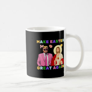 Lustiger Trump Jesus Christus macht Ostern wieder Kaffeetasse