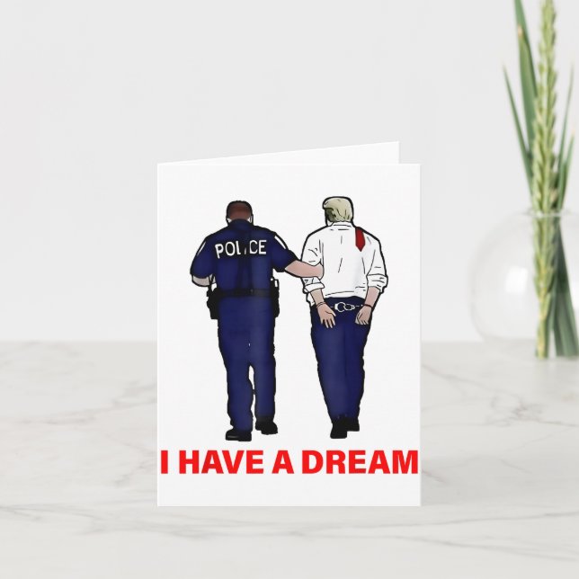 Lustiger Trump Läuse Sagender Zitat Männer Frauen  Karte (Vorderseite)