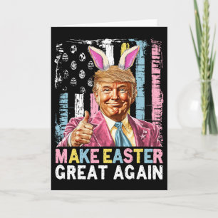 Lustiger Trump macht Ostern wieder großartig Bunny Karte