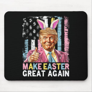 Lustiger Trump macht Ostern wieder großartig Bunny Mousepad