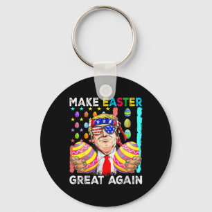 Lustiger Trump macht Ostern wieder großartig Bunny Schlüsselanhänger