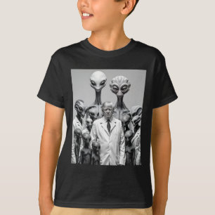 Lustiger Trump mit Aliens Verschwörung Außerirdisc T-Shirt