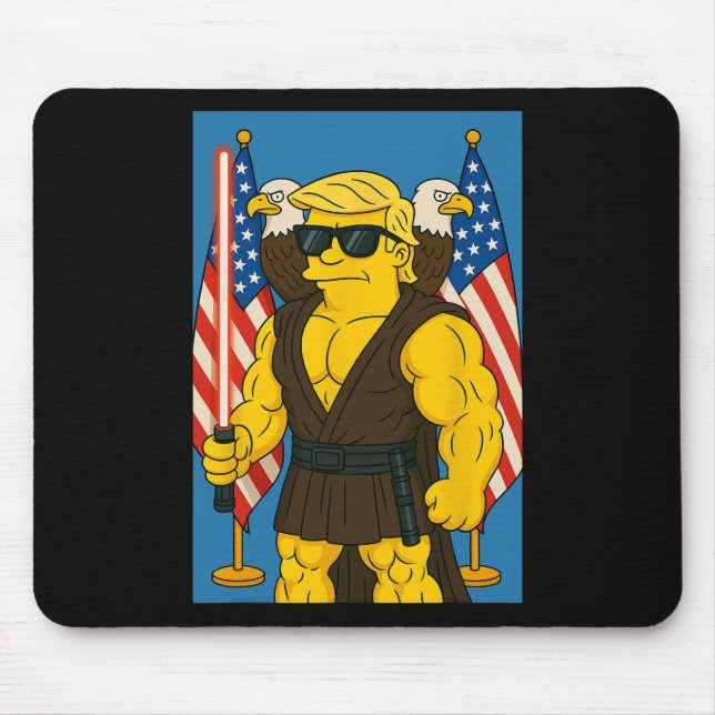 Lustiger Trump Möge der 4. Mai mit dir sein Vs Vat Mousepad (Vorne)
