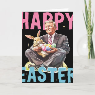 Lustiger Trump Ostern Hase Eier Frohe Ostern  Karte
