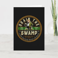 Lustiger Trump Sumpf trocken Stout Bier Wortspiel